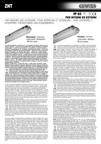 Notice Gewiss GW80141 Éclairage industriel