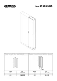 Notice Gewiss GW45047 Armoire électrique