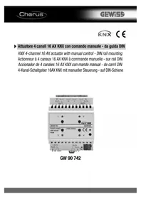 Notice Gewiss GW90742 Maison intelligente