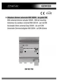 Notice Gewiss GW90750 Gradateur