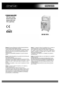 Notice Gewiss GW90797A Module électronique