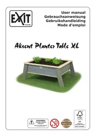 Notice EXIT AKSENT KIDS PLANTER TABLE XL Gardening table