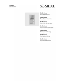 Notice Siedle GU 611310 Gegensprechanlage