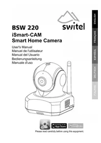 Notice SWITEL BSW 220 Telecamera di sorveglianza