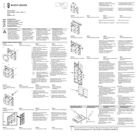 Notice Busch-Jaeger 2CKA006310A0138 Détecteur