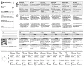 Notice Busch-Jaeger 2CKA006410A0397 Interrupteur électrique