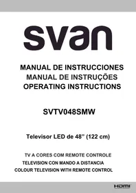 Notice SVAN SVTV048SMW Téléviseur