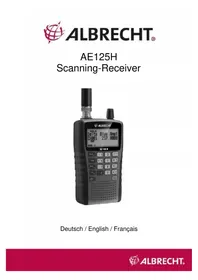 Notice ALBRECHT AE125H Walkie-Talkies
