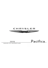 Notice Chrysler PACIFICA (2018) Voiture