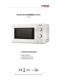 Notice ROTEL MW 574 Four à micro-ondes