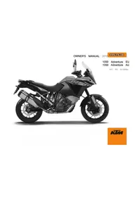 Notice KTM 1050 ADVENTURE (2015) オートバイ