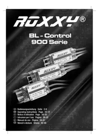 Notice MULTIPLEX BLCONTROL 900 SERIE Jouet radiocommandé