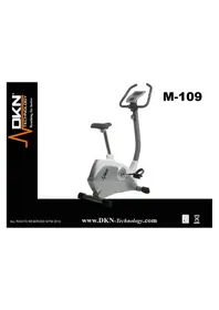 Notice DKN M109 Vélo d'appartement