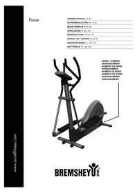 Notice Bremshey ORBIT PACER 16 Vélo d'appartement