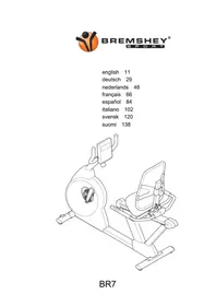 Notice Bremshey BR7 Vélo d'appartement