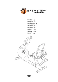 Notice Bremshey BR5 Vélo d'appartement