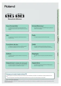 Notice ROLAND FA06 Synthétiseur