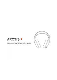 Notice STEELSERIES ARCTIS 7 Capacete