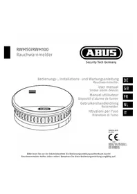 Notice ABUS RWM100 Détecteur de fumée