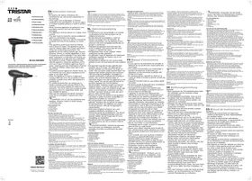 Notice TRISTAR HD2366 Sèche cheveux