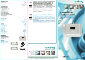 Notice Axing AVM 600 Commutateur