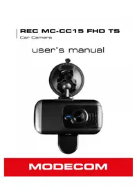 Notice ModeCom MCCC15 Dashcam