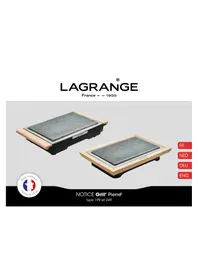 Notice LAGRANGE GRILL' PIERRE CLASSIC Barbecue
