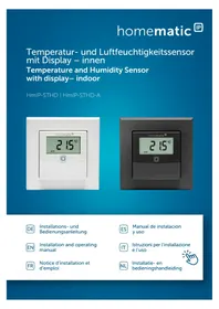 Notice Homematic IP HMIPSTHD Humidificador