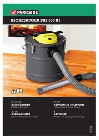 Notice PARKSIDE PAS 500 B1 Stofzuiger