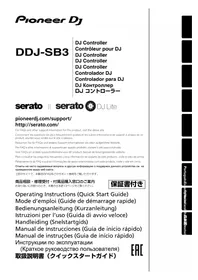 Notice PIONEER DDJSB3 Equipement DJ