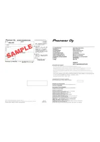 Notice PIONEER HDJX5 écouteurs