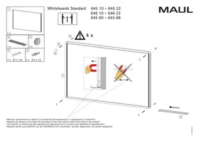 Notice MAUL 6463884 Tableau blanc (et accessoires)