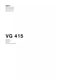 Notice GAGGENAU VG 415 110F Cucina