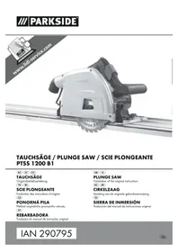 Notice PARKSIDE PTSS 1200 B1 Sierra electrica