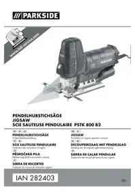 Notice PARKSIDE PSTK 800 B2 Sierra electrica