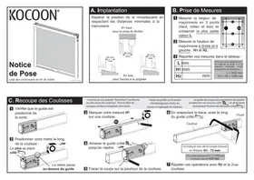 Notice Kocoon 140X230 Store roulant