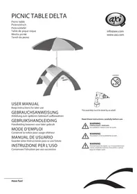 Notice AXI DELTA Table de pique-nique
