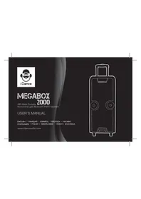 Notice iDance MEGABOX 2000 Système de karaoké