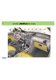 Notice PEUGEOT 206 CC (2002) Voiture