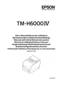 Notice EPSON OMNILINK TMH6000IVDT Tulostin
