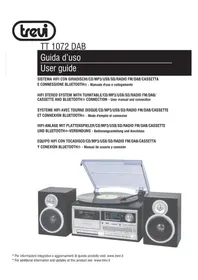 Notice Trevi TT 1020 BT