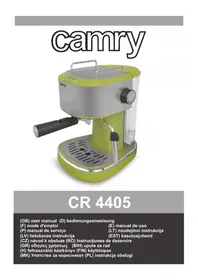 Notice CAMRY CR 4405B Kohvimasin