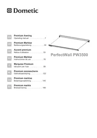 Notice DOMETIC PERFECTWALL PW3500 Store extérieur