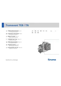 Notice Trumatic TRUMAVENT TEB Heizung