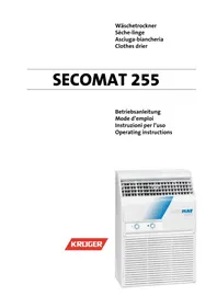Notice Krüger SECOMAT 255 Riscaldamento