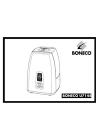 Notice BONECO U7144 Luftfukter