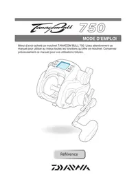 Notice Daiwa TANACOM BULL 750 Moulinet de pêche
