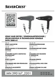 Notice SILVERCREST SHTK 2000 A1 Sušič vlasov