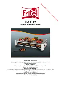 Notice FRITEL SG 2180 Appareil à fondue, raclette et wok