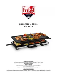Notice FRITEL RG 3175 Appareil à fondue, raclette et wok